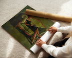 Black Woman, Reading Print