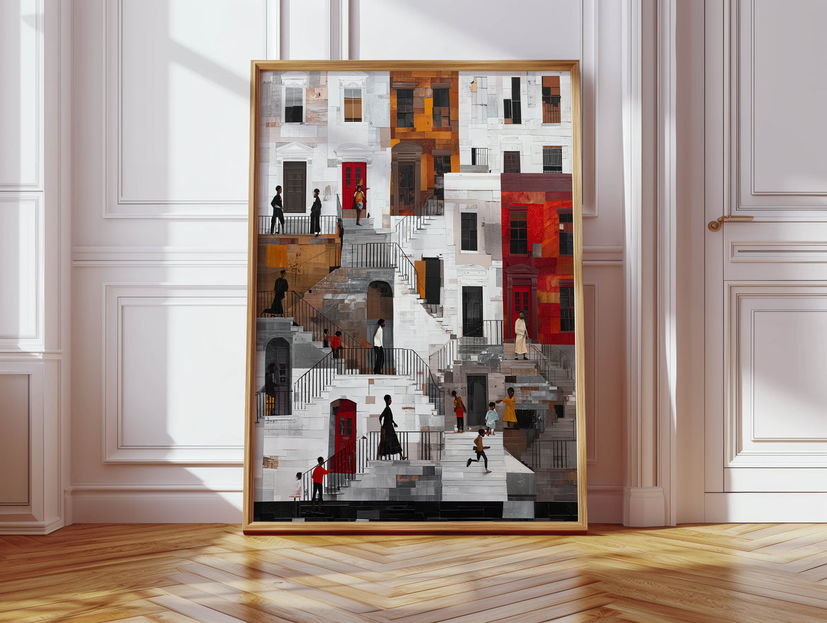 Black Harlem Life Print