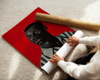 Black Man, Red Print