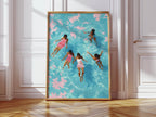 Black Kids, Swimming Print