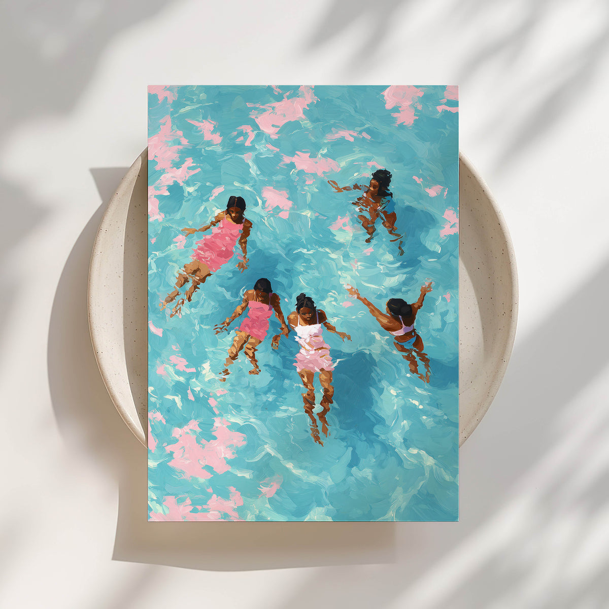 Black Kids, Swimming Print