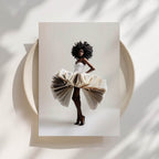 Book Dress, Black Woman Print