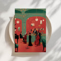 Black Jazz Club Print