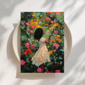 Black Girl, Bubbles Print