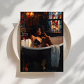 Gothic Bath, Black Woman Print