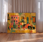 Black Street, Colorful Print
