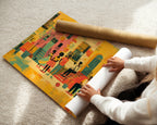 Black Street, Colorful Print