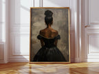 Black Woman, Elegant Print