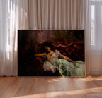 Black Woman, Reclining Print