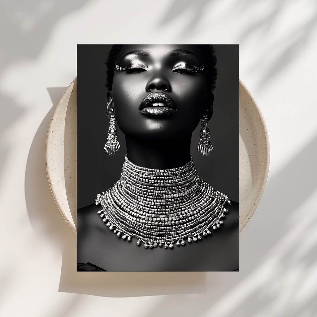 Silver Jewelry, Black Print