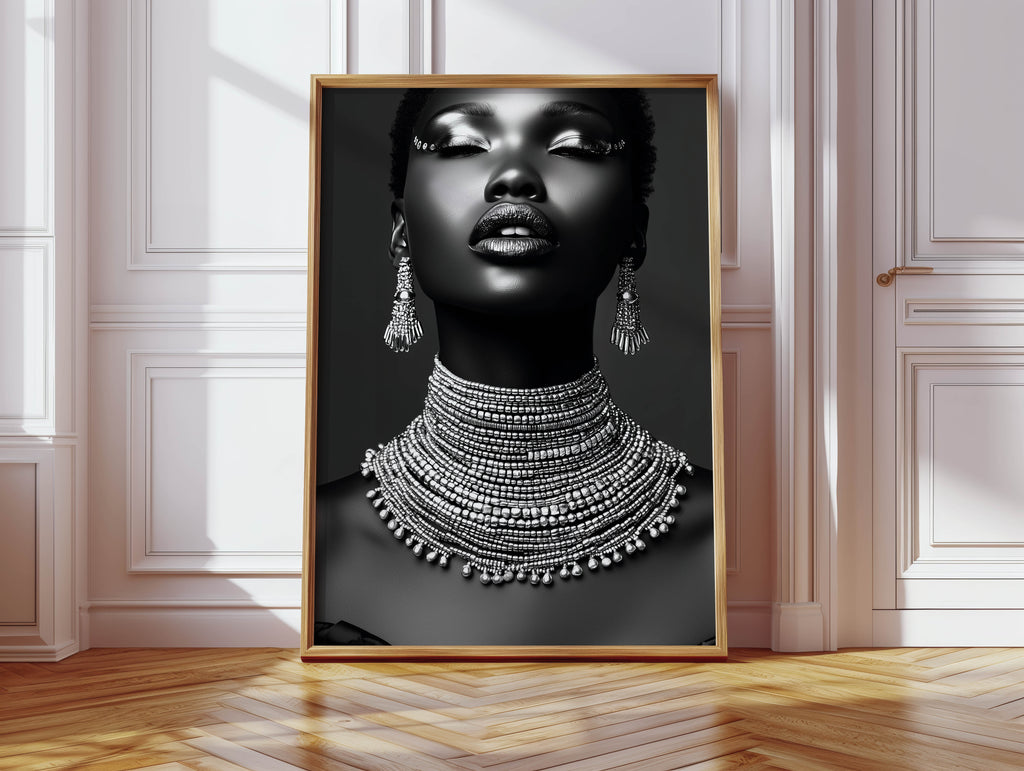 Silver Jewelry, Black Print