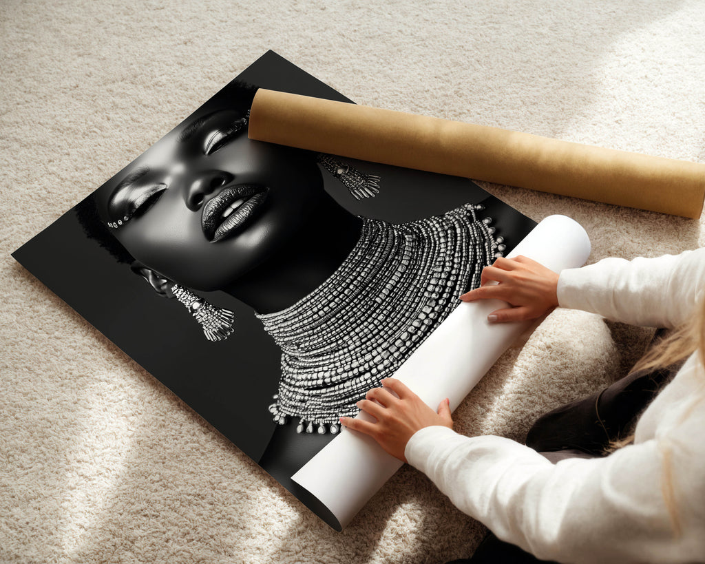 Silver Jewelry, Black Print