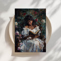 Black Woman, Reading III Print
