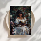 Black Woman, Reading III Print