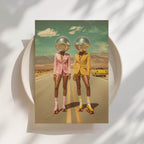 Black Women, Disco Ball Print
