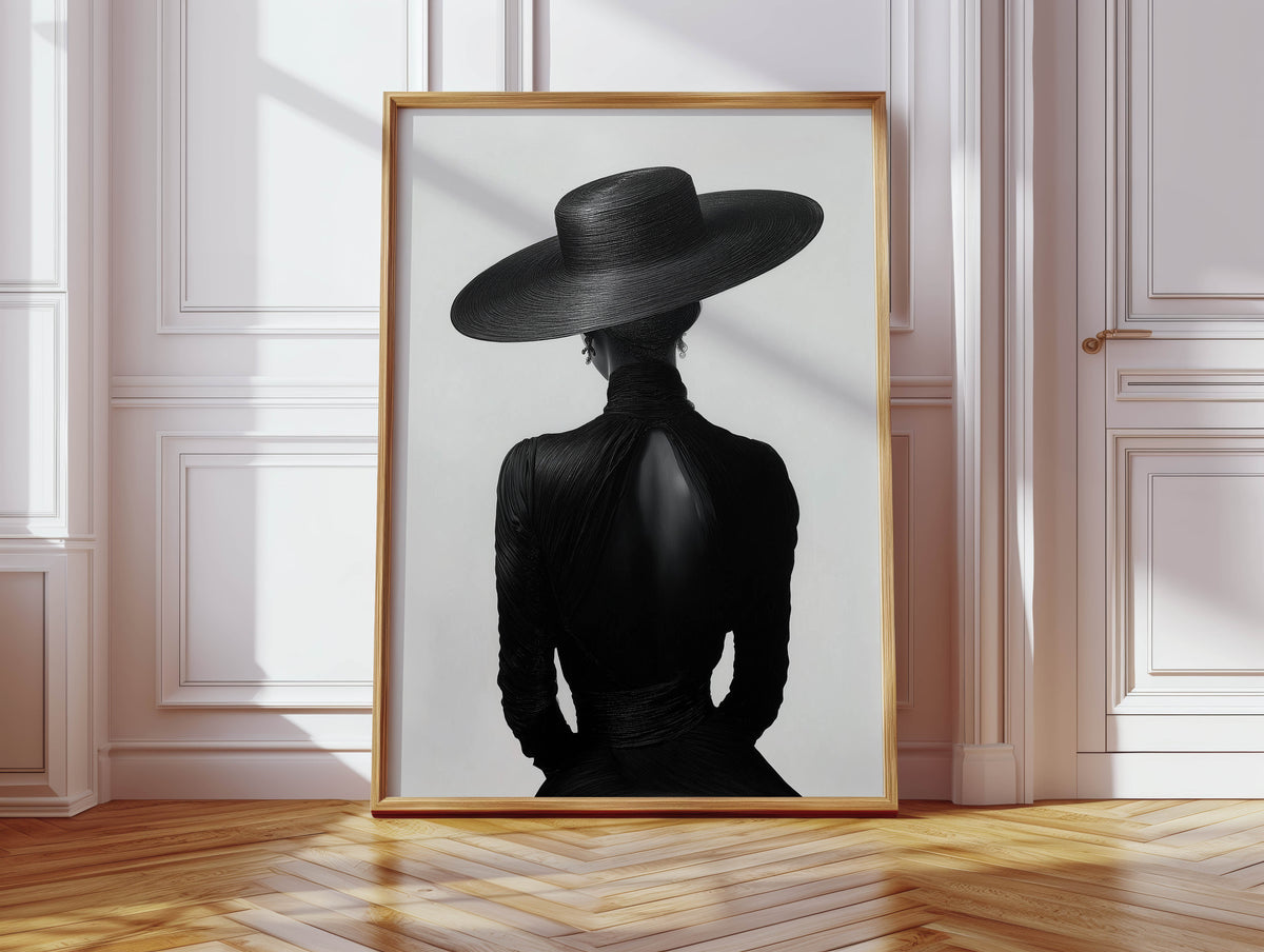 Black on Black Print