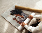 Watercolor Coffee, Black Woman Print