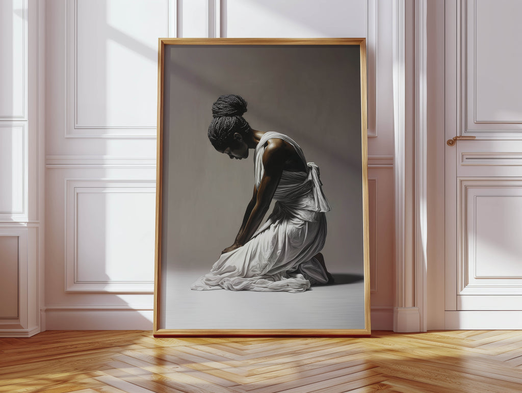 Black Woman, Praying II Print