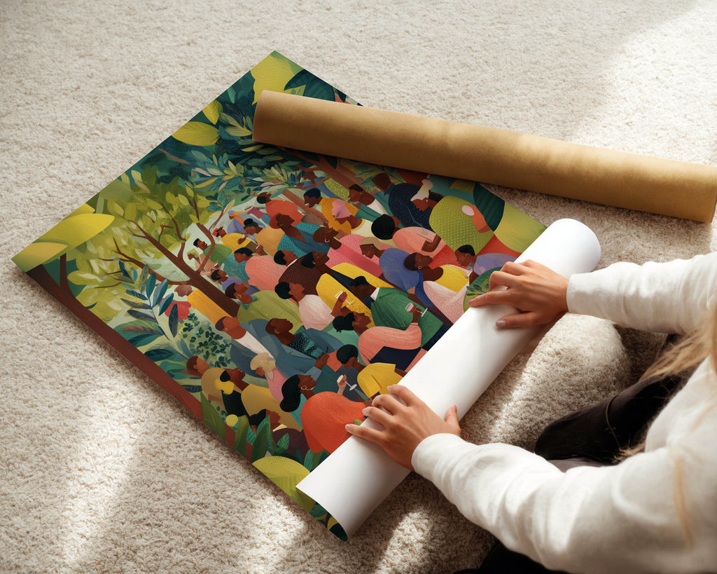 Black Family Reunion Print