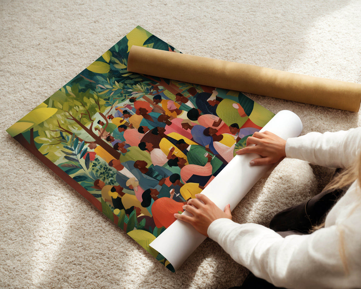 Black Family Reunion Print