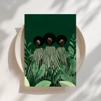 Black Botanical Trio Print